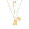 Trendy Minimalist Stainless Steel Envelope Pendant Necklace - Love Letter Valentine's Gift