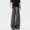 8XL-M Extra Large Autumn Drapey Casual Men's Loose Straight-Leg Floor-Length Trousers - K937P40