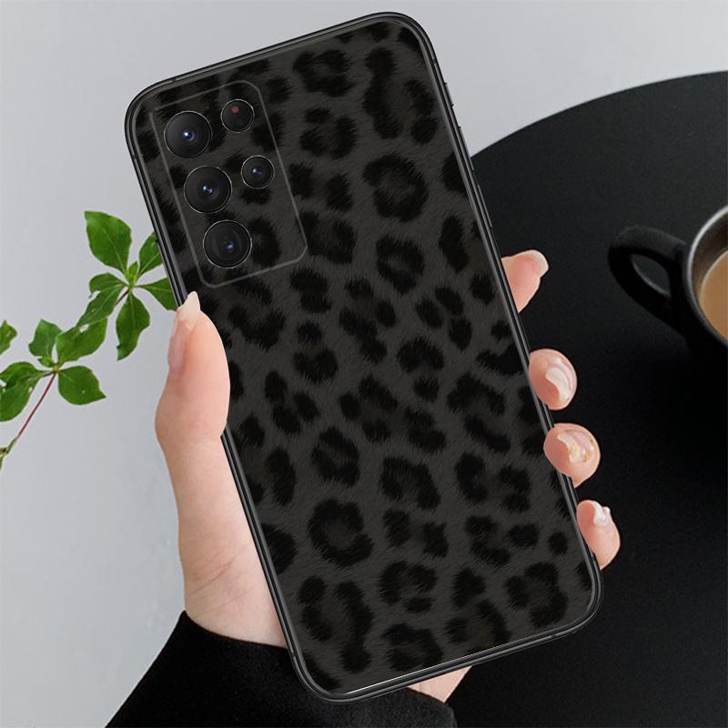 Leopard Animal Print Funda Phone Case For Samsung Galaxy S26 S25 S24 S23 S22 Ultra S23 S22 S25 Plus S24 FE S26Edge