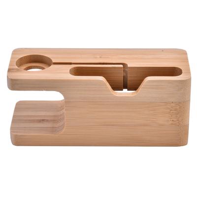 Base de carga de bambú para iOS