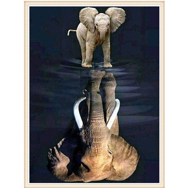 Animal Diamond Embroidery 5D DIY Diamond Painting Christmas Tiger and Giraffe Cross Stitch