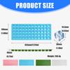 Square Ice Cubes Molds Silicone Tray for Coffee Cocktails-Blue
