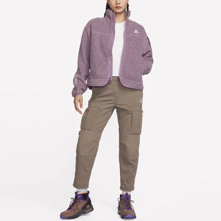 New Nike Velvet Jackets Women's Violet FB8007-536