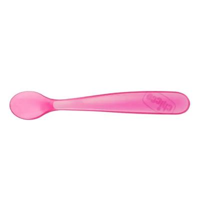 Chicco Duplo Weichrosa Silikonlöffel 6m+ 2 Stück