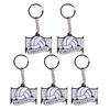 5Pcs Volleyball Keychains Volleyball Keyring Sports Theme Keychain Pendant for Volleyball Themed Party Rewards Boy Gifts