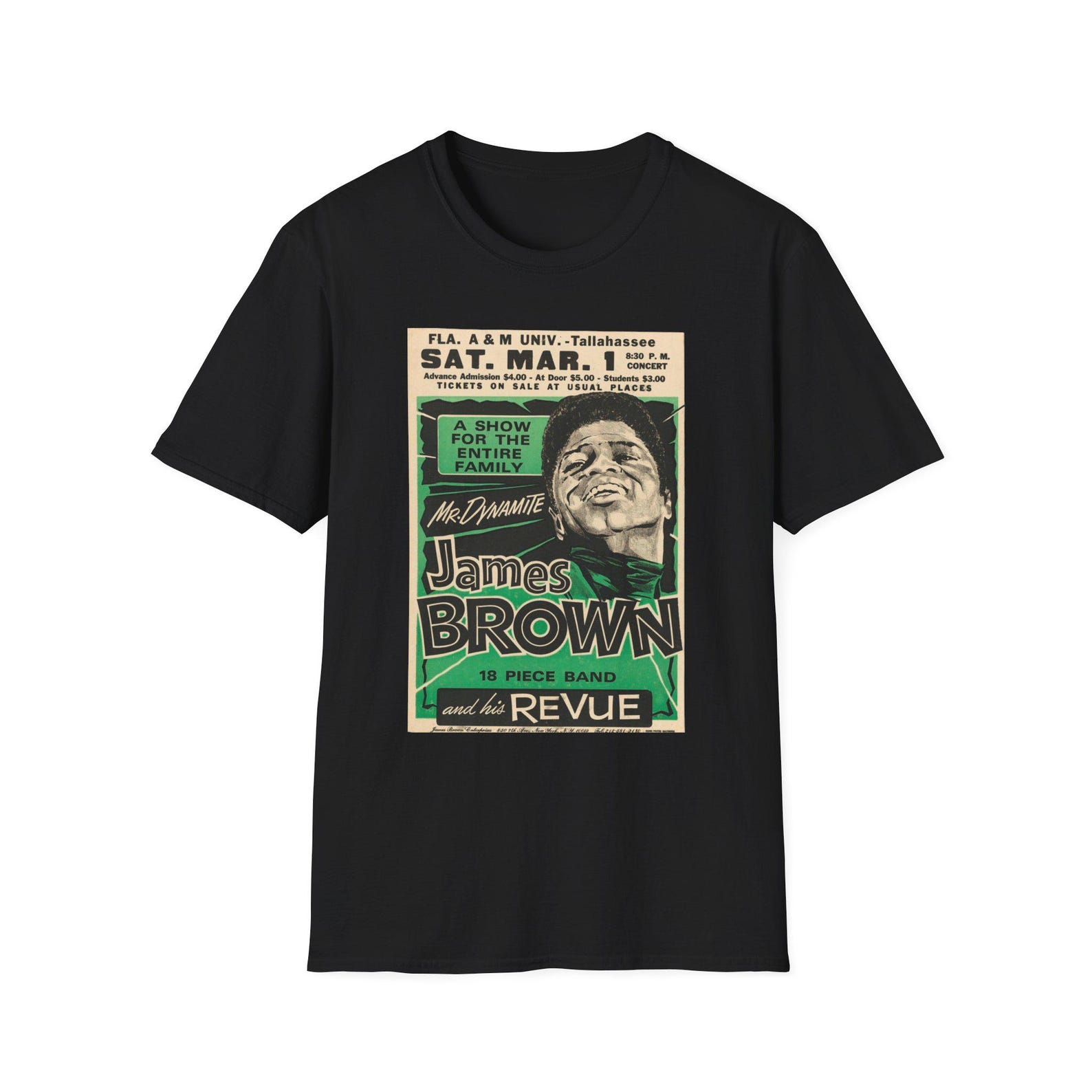 James Brown Godfather of Soul Mr. Dynamite T-Shirt S