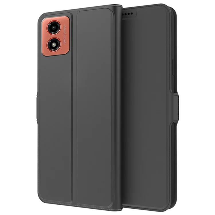 

For Motorola Moto E14 4G / G04 4G / G04s 4G / G24 4G Cell Phone Cases Shock Absorbing Card Holder PU Leather Cover