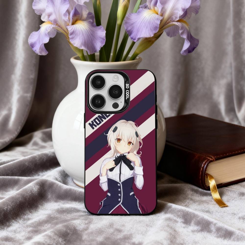 Anime E-Ecchi H-High S-School DxD Phone Case For iPhone17,16,15,14,13,12,11 Plus,Pro Max Black Candy Silver Plated Cover