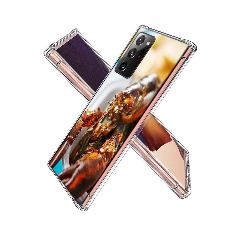 Live Lobster Phone Case for Samsung A55 A35 A25 A15 A07 A05S A16 A17 A26 A36 A37 A56 A57 Galaxy Note 20 10 A50S A71 A51 A31 A30