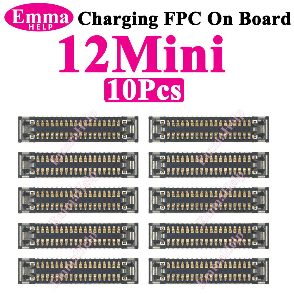10 ks Originální FPC konektor nabíjecího doku pro iPhone 13 11 16 Pro Max 14 15 Plus 12 Mini XS Max na základní desce USB port pro nabíjení