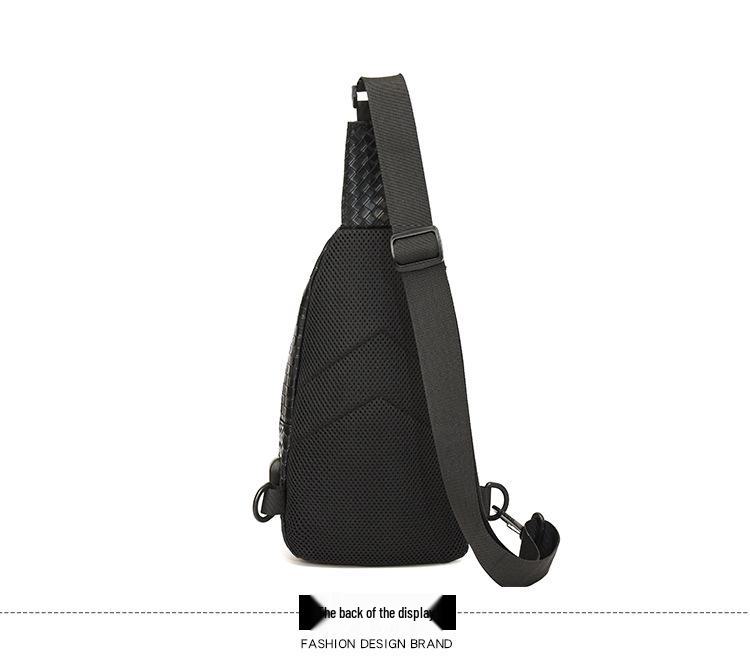 2024 Men's Large Capacity Korean Casual Messenger Bag with USB - Multifunctional Business Shoulder Bag