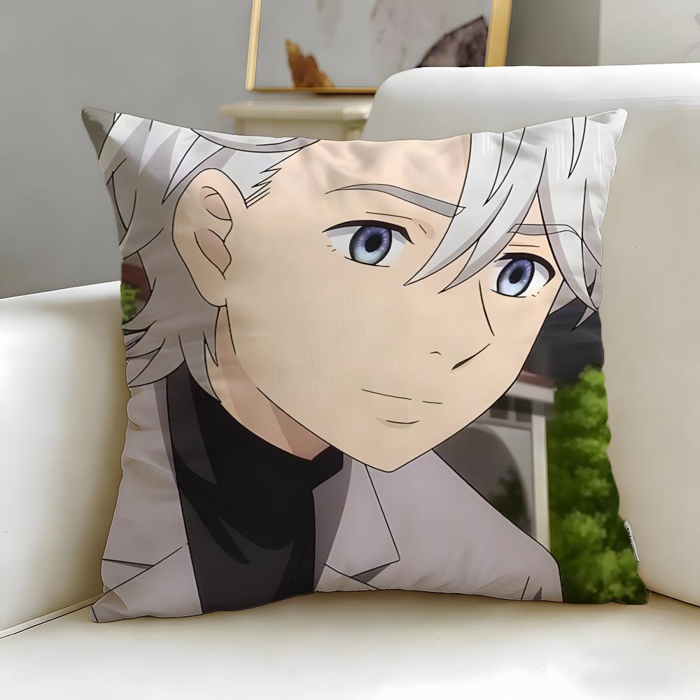 anime AI no Idenshi Cushion Cover Soft EasyWash Pillow Case Versatile for Couch Bed Travel and Office