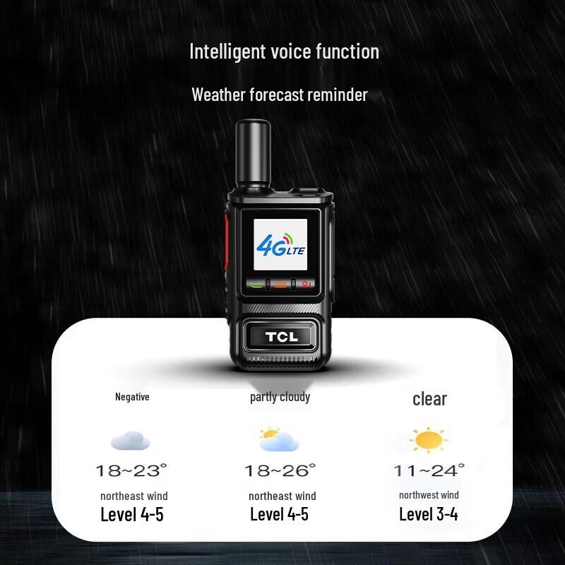 TCL HL116 4G Public Network Walkie-Talkie (CN version)