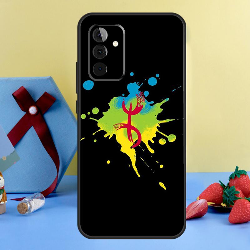Amazigh Symbol Berber Academy Case For Samsung Galaxy A13 A23 A33 A53 A73 A14 A24 A34 A54 A72 A52 A32 A12 A51 A71 A15 A25