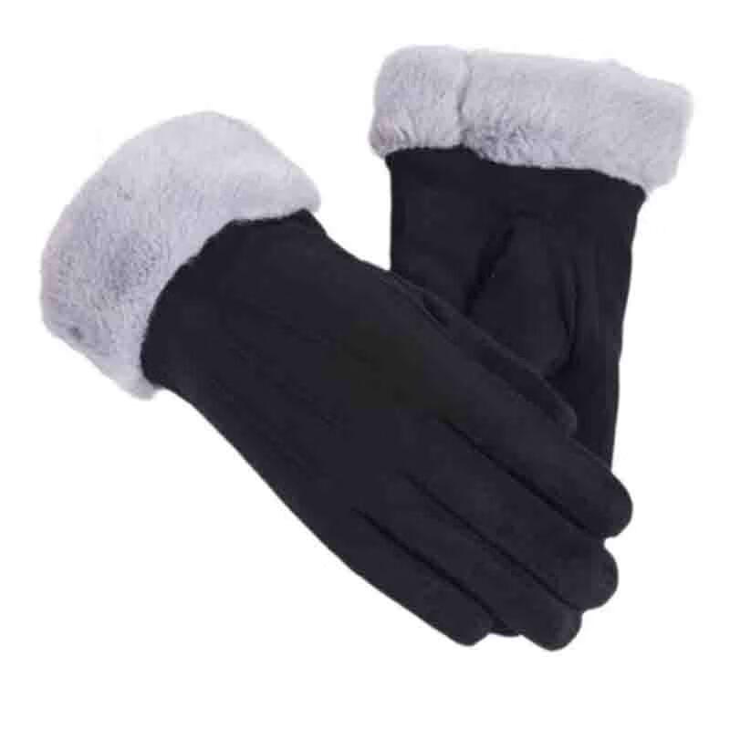 Kulonda Winter Cycling Suede Thickened Gloves