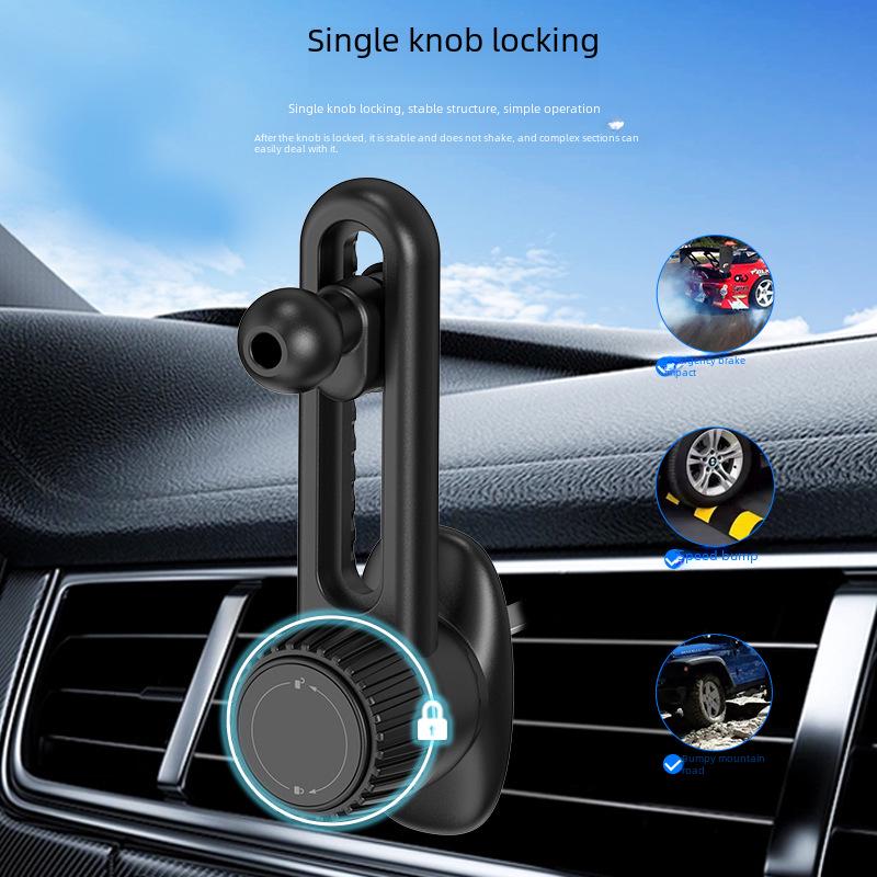 

Universal Solar-Powered Magnetic Car Phone Holder for Air Vent and Navigation