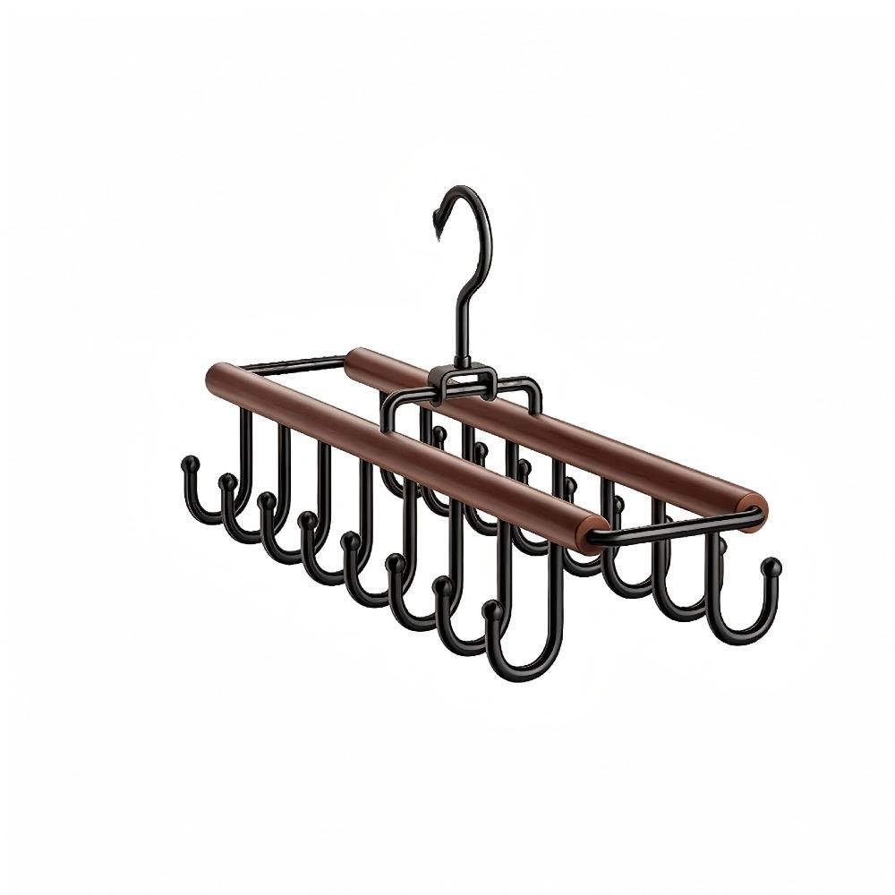 Rotatable Socks Clothes Hanger 16 Hooks Clothes Drying Rack Portable Quick Dry Hanger  Wet/Dry