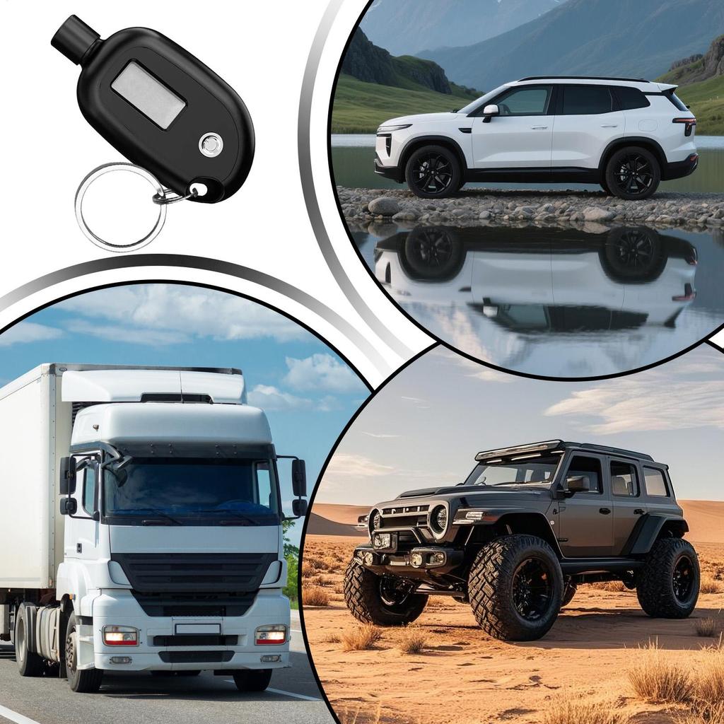 Tire Pressure Gauge With Backlit LCD Checker With Backlit LCD Auto Shut-off Digital Tire Pressure Checker For Trailer Bicycle