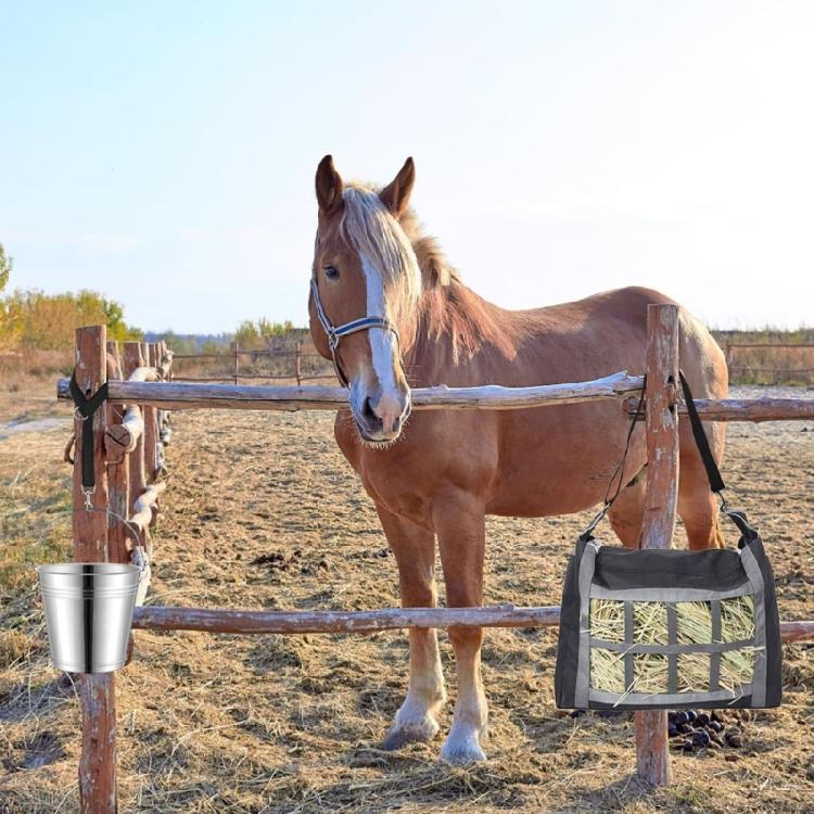 5Pcs Adjustable Horse Stall Bucket Strap Outdoor Feeding Hanging Strap Horse Bucket Straps Hanging Barn Fixed Rope