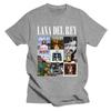 Lana Del Rey Print Tshirts Summer Causal Tops for Unisex Fashion Streetwear Y2K Women Oversize ONeck Short Sleeve Tops Tshirts