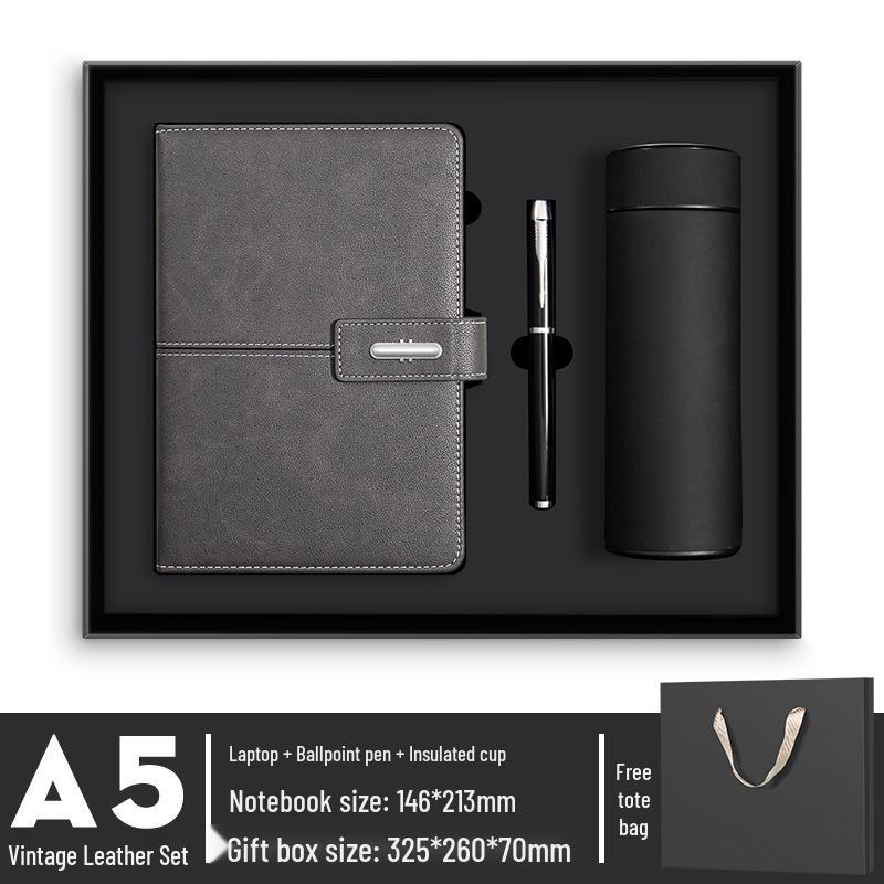Elegant Business Notebook Gift Set - Office, Meeting, Study, Corporate Souvenir