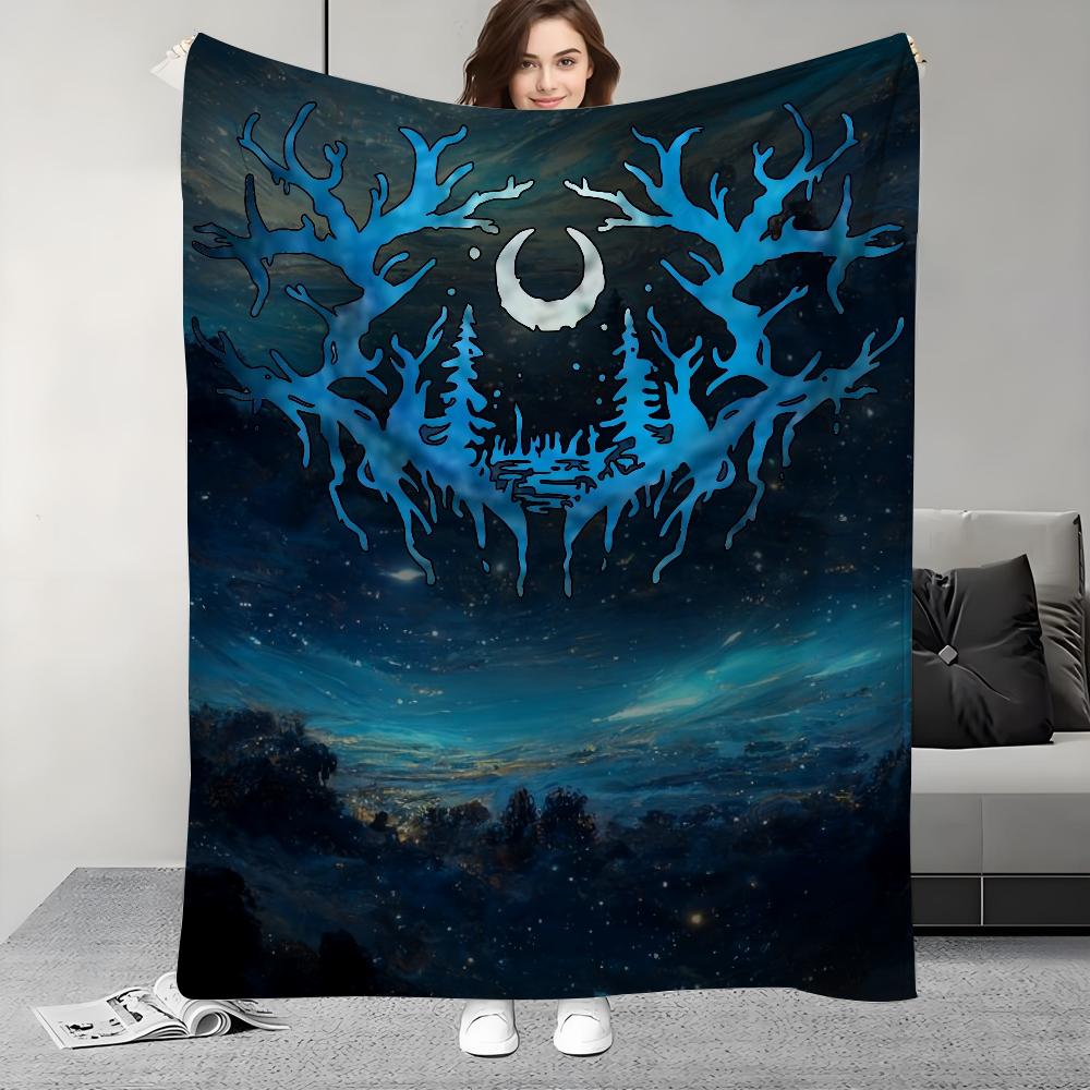 L-Lorna Shore Rock Band Music Blanket Design Lightweight  For Dorms, Naps, Living Room, Office,Sofa,All-Season