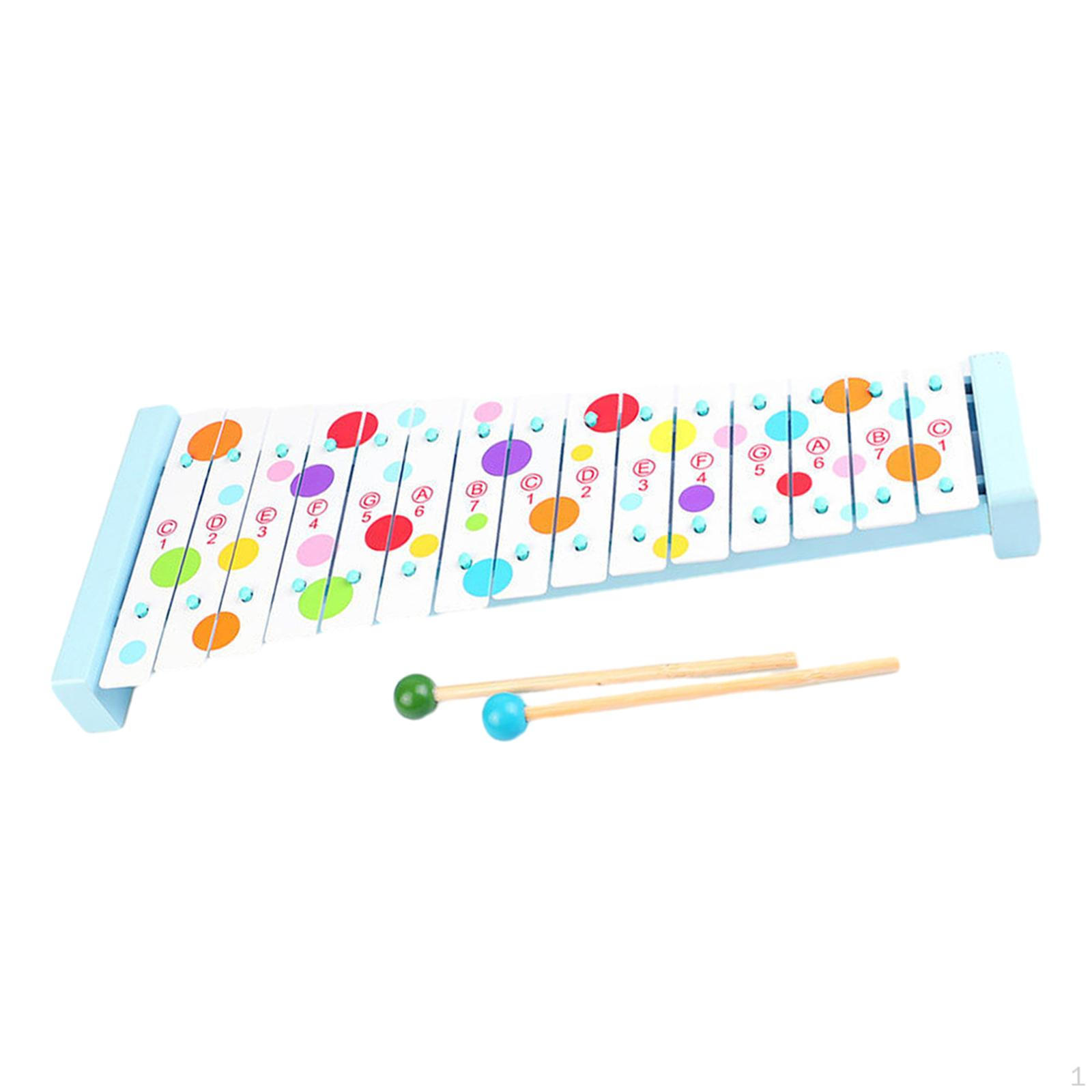 

Примечание Glockenspiel детский музыкальный инструмент ручная перкуссия профессиональный ксилофон Blue 41.5x17cm