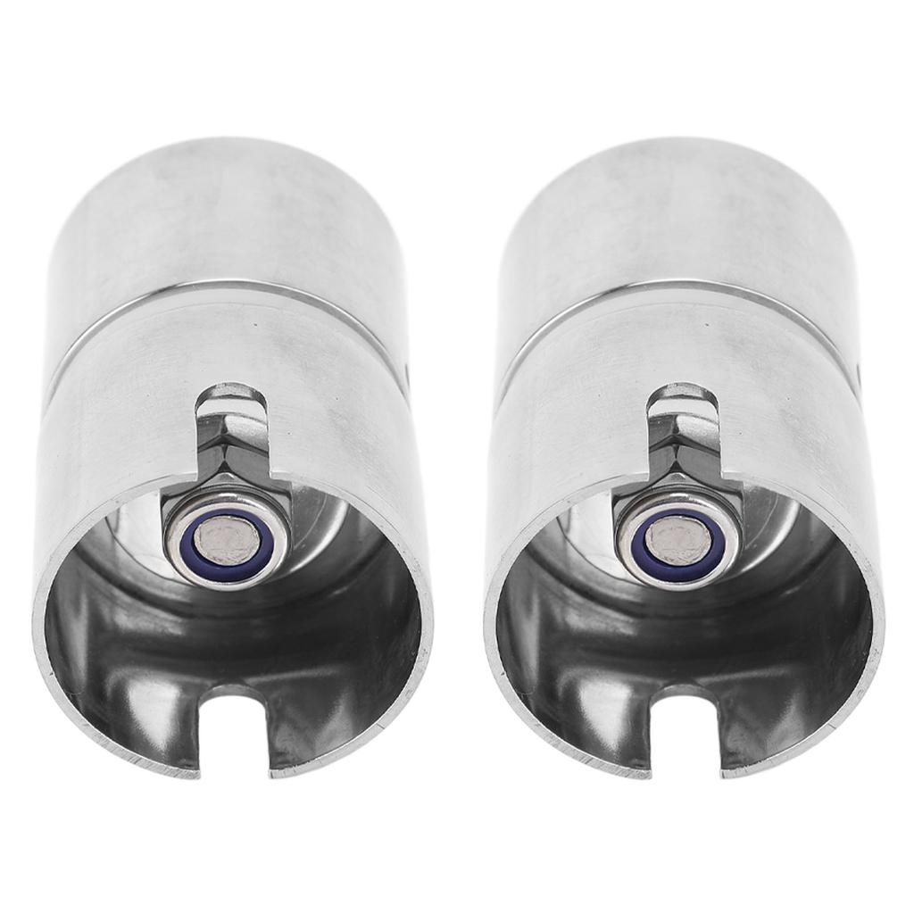 2pcs Drop In Swivel Rod Holder Adapter 304 Stainless Steel 360 Degree Fishing Pole Converter for 1‑9 16in Rod Holder