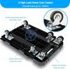 150KG Household Foldable Silent Trolley Load Bearing Hand Pushed Tool Cart Portable Flatbed Handcart