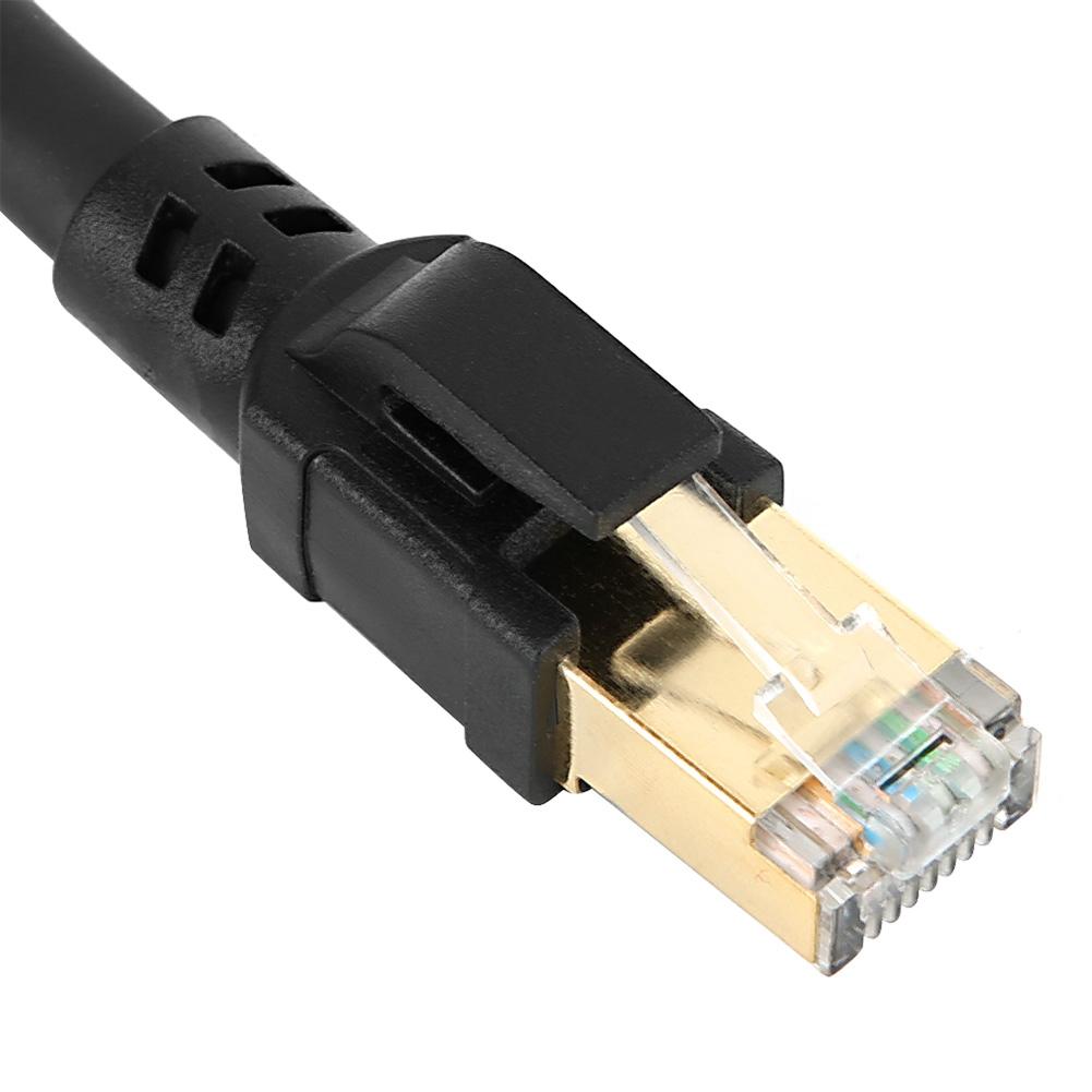 Cat8 Ethernet Cable RJ45 Network Round Cable Lan Cable Patch Cord4.9ft
