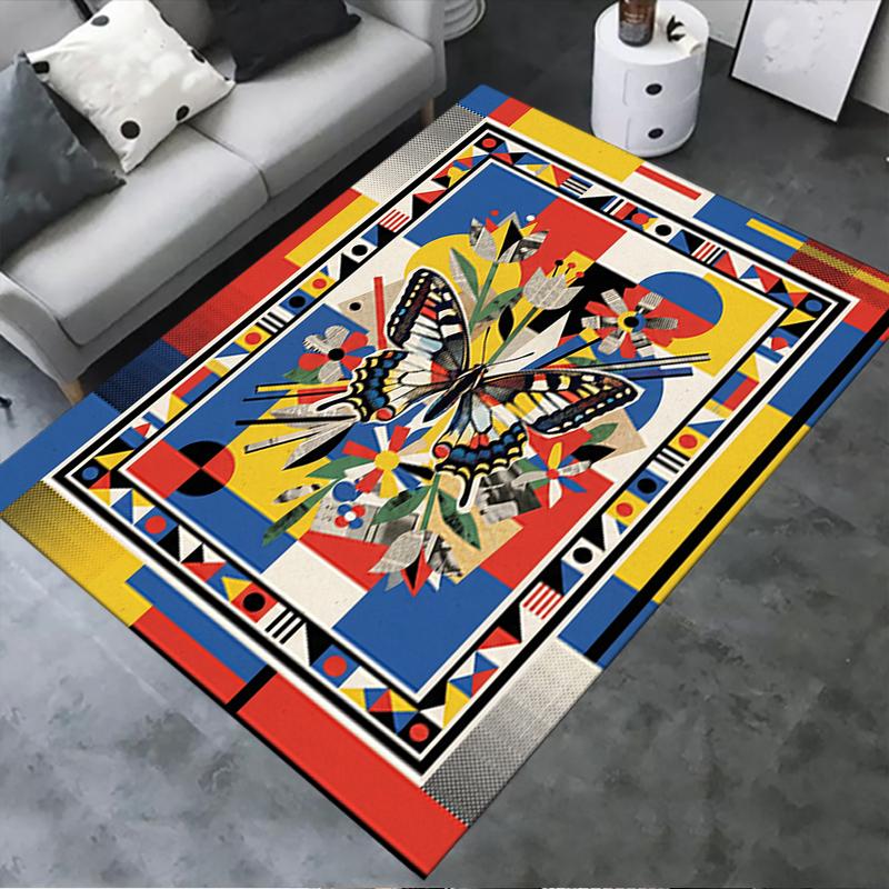 2025 New Modern Butterfly Carpet Rug for Living Room Bedroom Home Sofa Decoration,Kids play Non-slip Floor Mat77