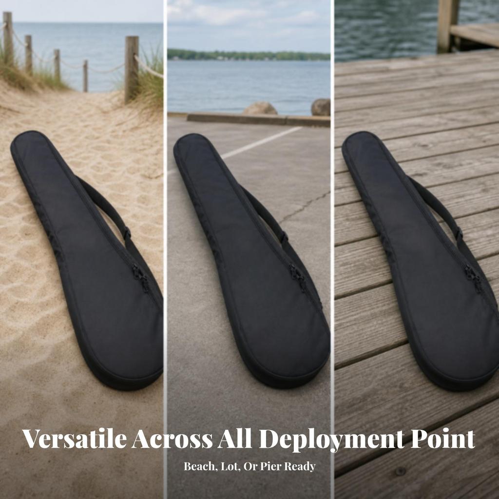 Three-Section Paddle Bag Sturdy Sleeve Lightweight for Storage, Paddlers