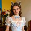 2Pcs Plush Animal Ear Headband Hairpin For Women Girls And Kids Soft Hair Accessory For Cosplay Party Halloween