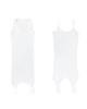 Ssossi Cut-Out Dress Set (White)