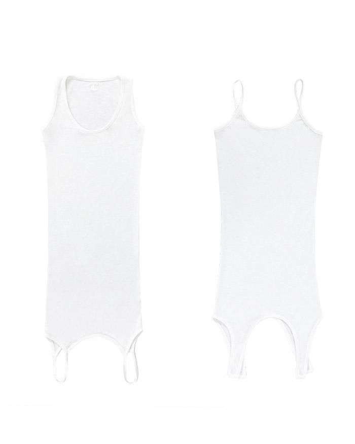 Ssossi Cut-Out Dress Set (White)