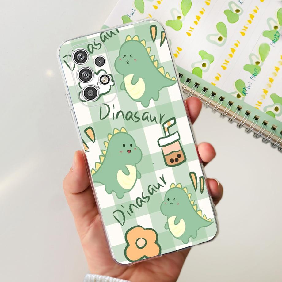 For Samsung Galaxy A23 5G case Halloween Skeletons Phone Cover Soft TPU Lovely Cartoon Jelly Funda Para Samsung A23 4G A 23 4G