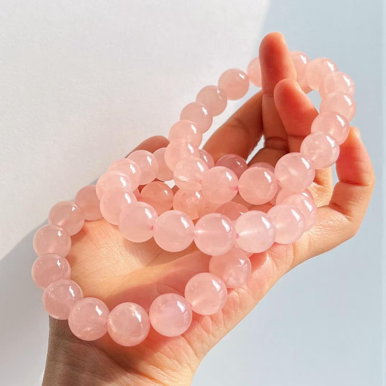 12Mm Basic Natural Madagascar Powder Crystal Bracelet Bracelet