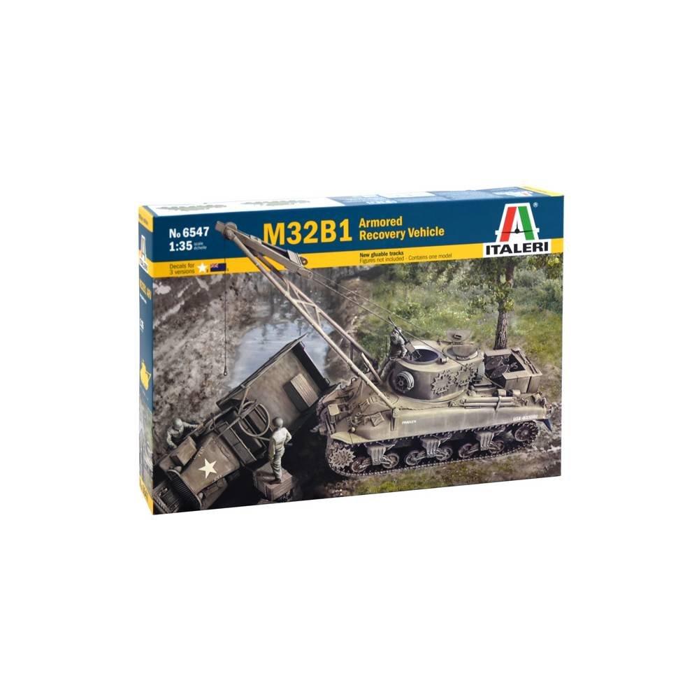 

Tamiya Italeri 1/35 Military Series No. 6547 M32B1 Armored Recovery Vehicle Plastic Model 38547