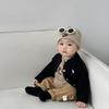 Stylish Boys' Embroidered Knit Cardigan - Baby Spring & Autumn Casual Sweater Set