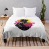 Graffiti Art Rap Design Throw Blanket
