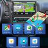 Reakosound 7 Inch HD Wireless Android Auto CarPlay 1Din Video Multimedia MP5 Player Retractable Screen Mirror Link Car BT/FM/USB/AUX