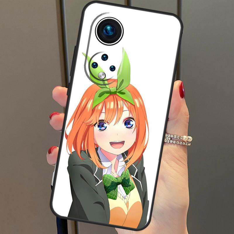 Itsuki Nino Yotsuba Nakano Cover For Honor 50 Lite Case For Huawei P20 P30 P40 Pro Nova 9 5T P Smart 2021 8X 9X 10i