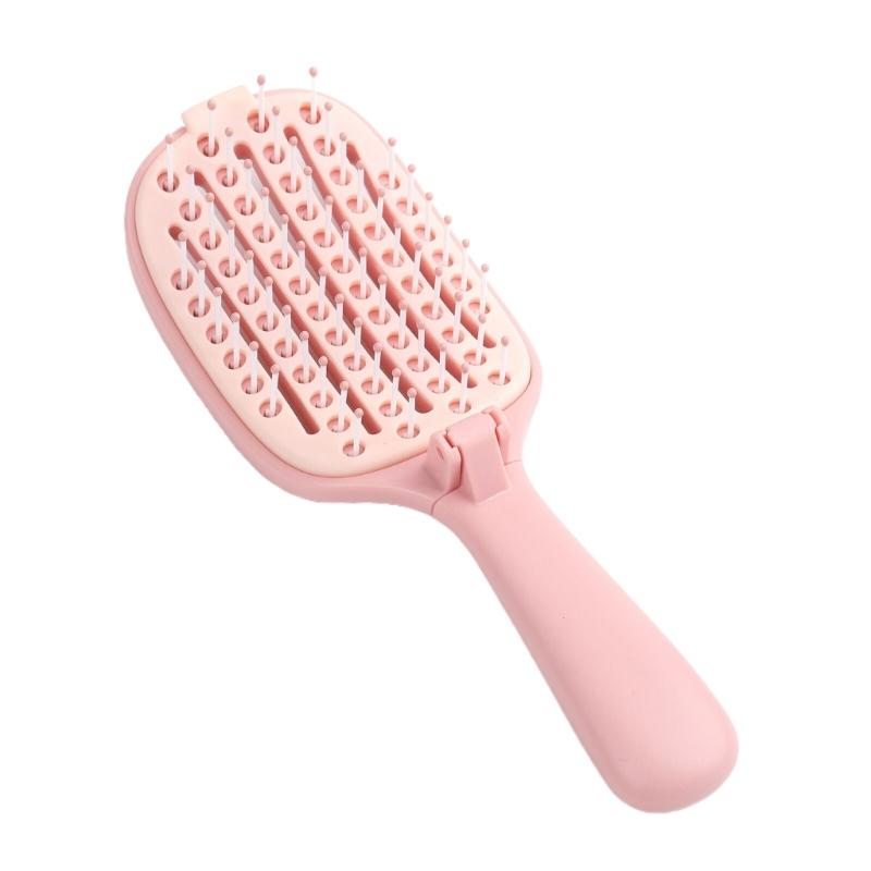 Highly Crown Shaping Hair Comb For Volumizing And Smoothing With Hollow and Foldable Auto Cleaning Quick Drying