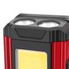 Folded Work Lights Aluminium Alloy USB Charging Magnetic COB Inspection Lamp Portable Fill Light Red