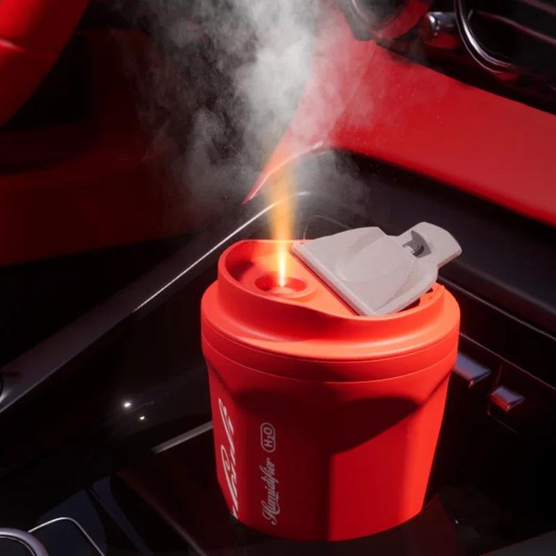 400ml Humidifier Coke Cup USB Rechargable Fashion Portable Steam Humidifier Handheld Ultrasonic Mini Air Mist Maker Home Car New
