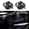 ADD1 Car Angel Wings Wireless Car Door LED Rear Mirror Welcome Courtesy Shadow Projector Lamp Carpet Projection For Benz 12v