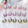 1 Pair Kid Hair Band  Cute Sweet Floral Heart Bear Crystal Hair Rope for Baby Girl Little Girl Hair Accessories
