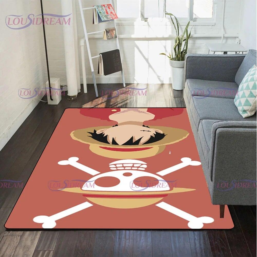 Japanese Pop Anime Carpet for Living Room Rugs Soft Floor Cartoon Rugs Bathroom Rug Home Bedroom Decor Fans Gift