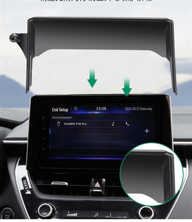 Toyota Asia Lion Ling Shang Car Mount Screen Holder - Interior Decoration Accessory
