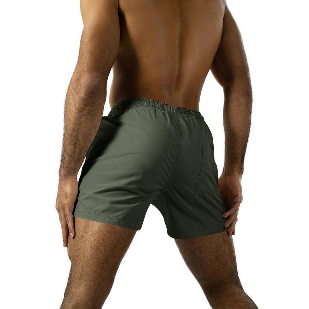 Men's Drawstring Split Shorts  Casual Sports And Fitness Shorts
